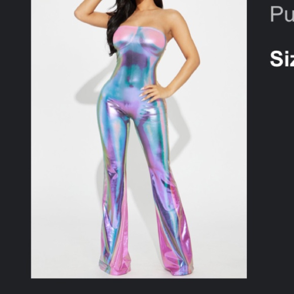 Strapless body jumpsuit